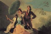 Francisco de goya y Lucientes The Parasol oil painting reproduction